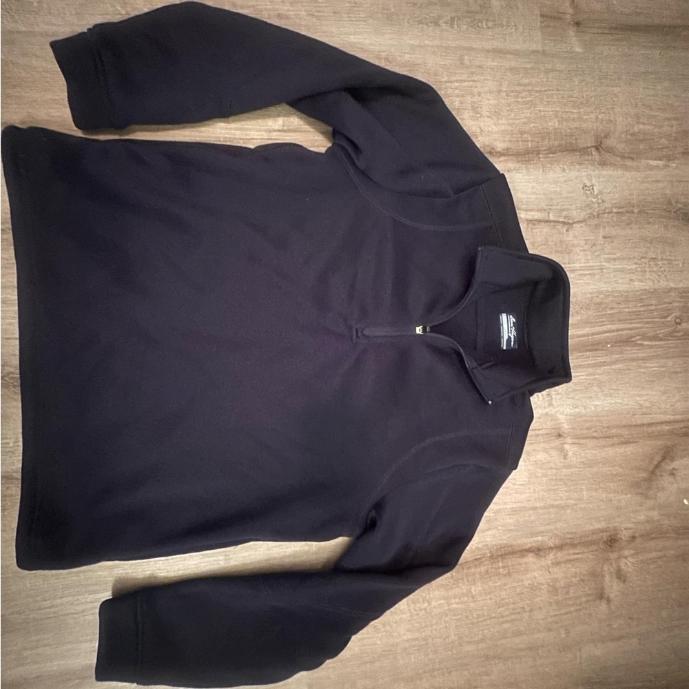 Men's Navy Blue Half-Zip Sweater